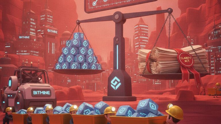 Bitmine compra US$ 74 mi em ETH e aposta em avanço do CLARITY Act