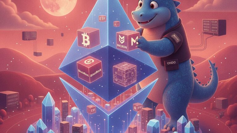 Ondo coloca ETF da BlackRock e ações da Micron na Ethereum